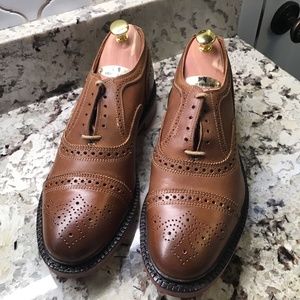Allen Edmonds Strandmok Tan dainite sole NEW 8.5 D